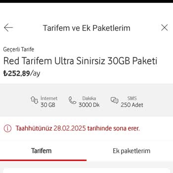 Faturalı Hatta Beklenmedik Zam Ve İndirim Talebi