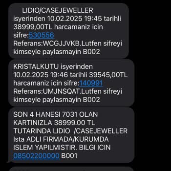 Hesabımdan Para Çekilmesi