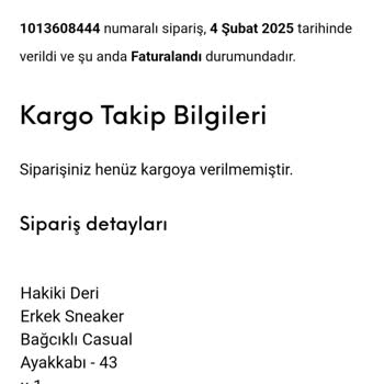 Sipariş Gecikmesi Ve İletişim Eksikliği