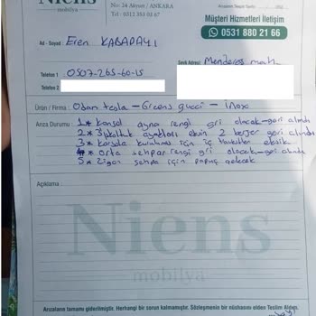 Yanlış Renk, Hatalı Ürünler Ve İletişim Sorunlarıyla Dolanan Mobilya Alışverişi