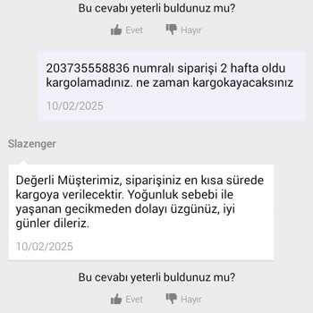 Slazenger Ayakkabımın Kargosu Neden Gecikti?
