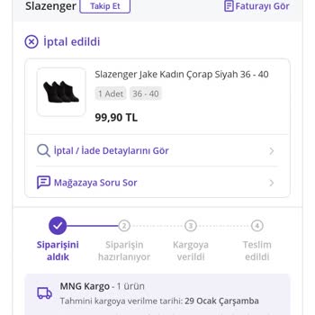Slazenger Ayakkabımın Kargosu Neden Gecikti?
