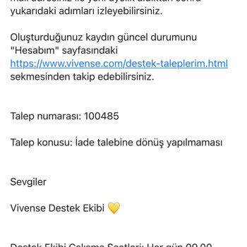 Kusurlu Ürün Ve Yanıtsız İade Talebi