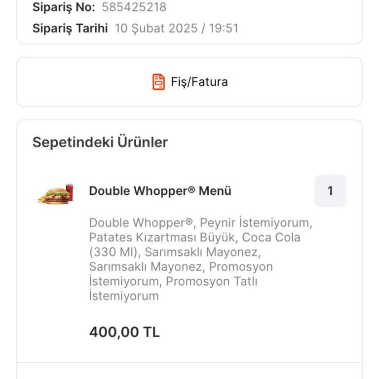 Sipariş Gecikmesi Ve Yetersiz Canlı Destek