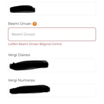 Kayıt Sürecinde Yetersiz Yönlendirme Ve Zorunlu Alan Sorunu