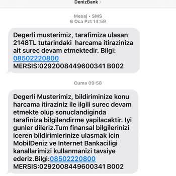 Denizbank Comnet İletişim'de İade Süreci Mağduriyeti