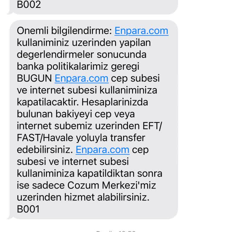 Enpara Bloke Edilen Hesap Ve Geciken Para İadesi