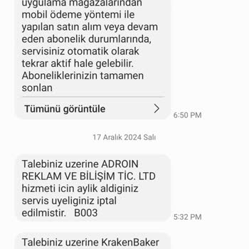 Vodafone'da İzinsiz Abonelik Ve Mobil Ödeme Sorunu