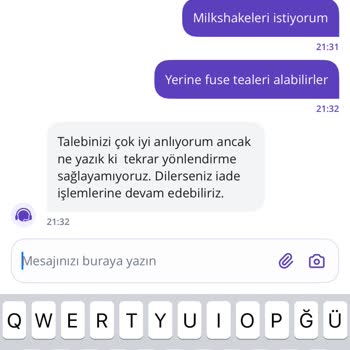 Yanlış Sipariş Ve İlgisiz Müşteri Hizmetleri