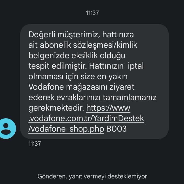 Eksik Evrak Nedeniyle Hattım 6 Gündür Kapalı