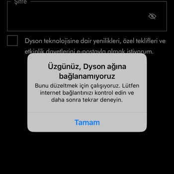 Dyson Airwrap Uygulama Bağlantı Sorunu