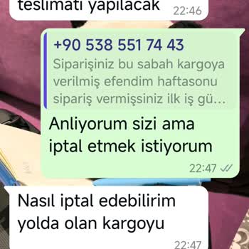 İptal Edilmeyen Ürün Ve İade Sorunu