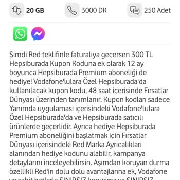 Vodafone'un Taahhüt Edilen Kampanyası Gerçekleşmedi