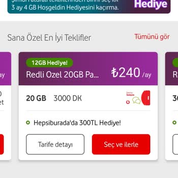 Vodafone'un Taahhüt Edilen Kampanyası Gerçekleşmedi