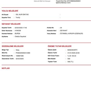 Pamukkale Turizm'in Yolcu Beklememesi Ve İade Sorunu