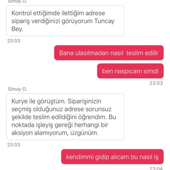 Yanlış Adrese Teslimat Ve Çözüm Bulunamaması