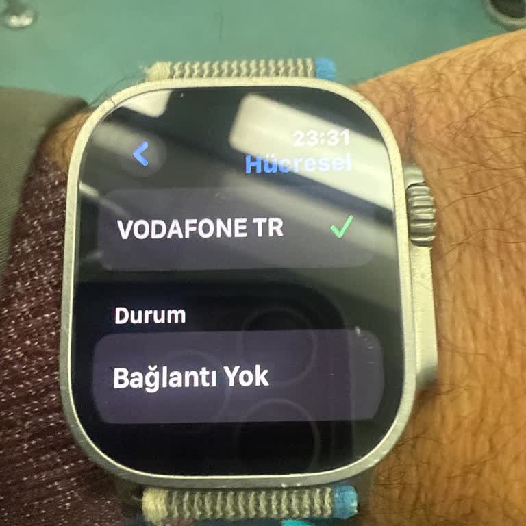 Apple Watch Ultra Ve Vodafone Hücresel Bağlantı Sorunu