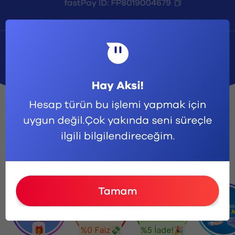 Genç Bankkart İle FastPay Yükleme Sorunu