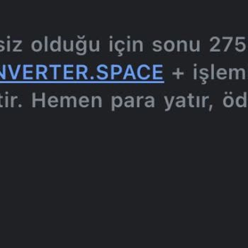 Ücretsiz Dönüşüm Vaadiyle Hesaptan Para Çekim Girişimi