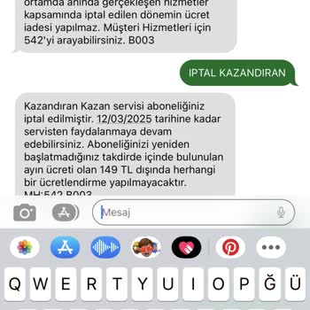 Yanlışlıkla Başlatılan Üyelik Ve İptal Sorunu