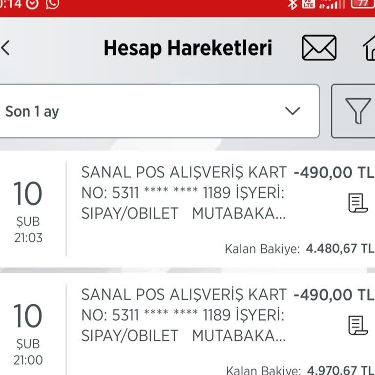 Obilet'ten Çift Çekim Sorunu