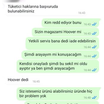 Kurutma Makinesi İade Sürecinde Yaşanan Sorunlar