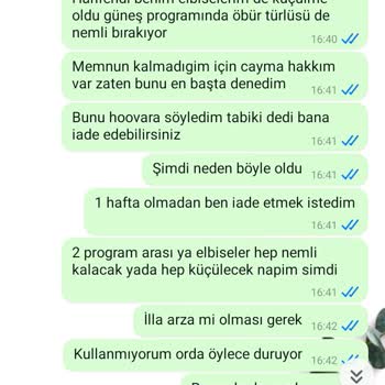 Kurutma Makinesi İade Sürecinde Yaşanan Sorunlar