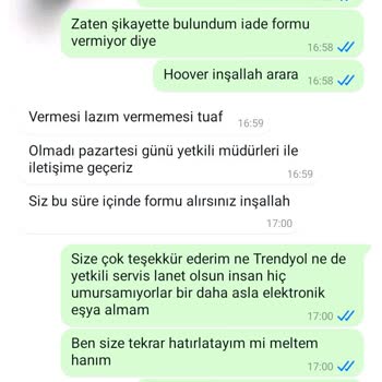 Kurutma Makinesi İade Sürecinde Yaşanan Sorunlar