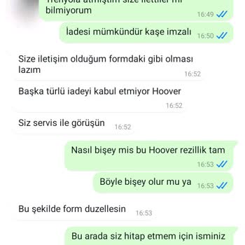 Kurutma Makinesi İade Sürecinde Yaşanan Sorunlar