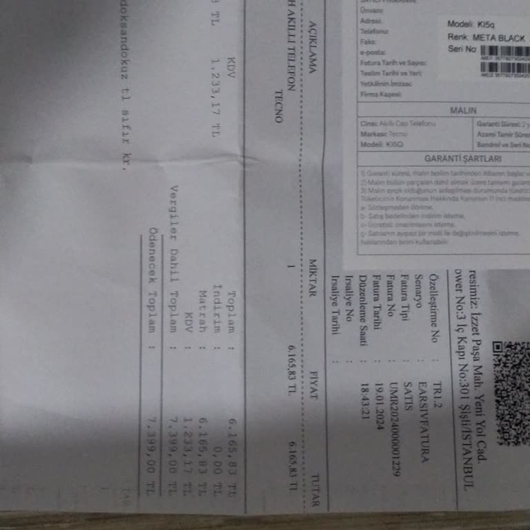 Tecno Mobile Telefon Kendi Kendine Yamuluyor