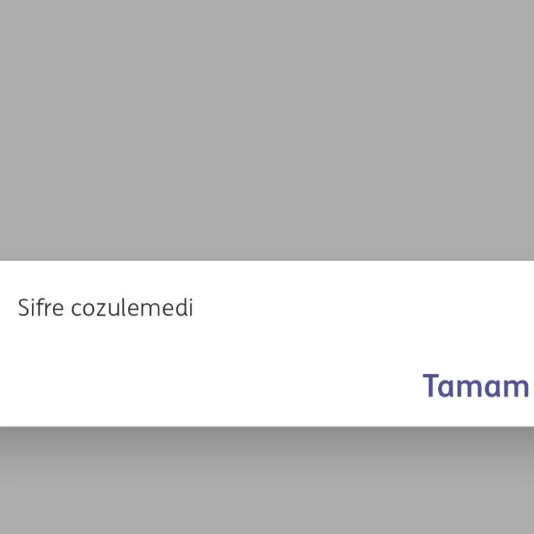 ING Mobil Şifre Blokesi Ve Çözüm Sorunu