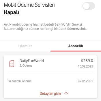 İzinsiz Abonelik Kesintisi Mağduriyeti