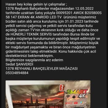 Kırık Televizyon Mağduriyeti