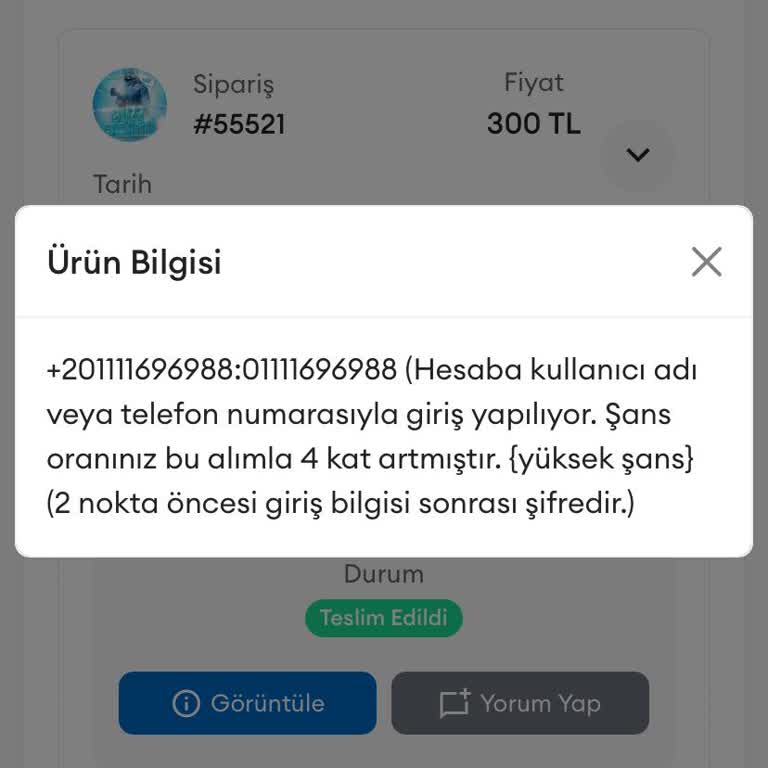 Giriş Yapılamayan Hesap Ve Yetersiz Destek