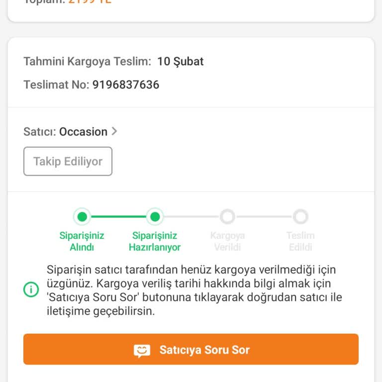 Trendyol'dan Sipariş Verilen Ayakkabı Hazırlanamıyor