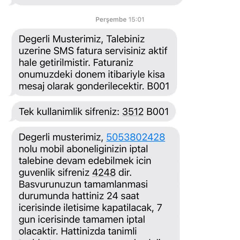 Aktive Edilmeyen Hattın Faturaları Şok Etti!
