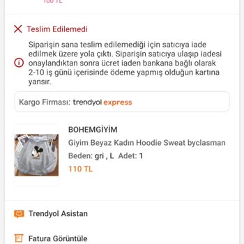 Trendyol Express Teslimatında Yanlış Beyan Ve Mağduriyet