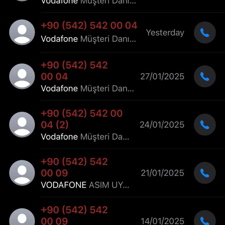 Sürekli Aramalarla Rahatsız Ediliyorum: Vodafone Müşteri Hizmetleri Sorunu