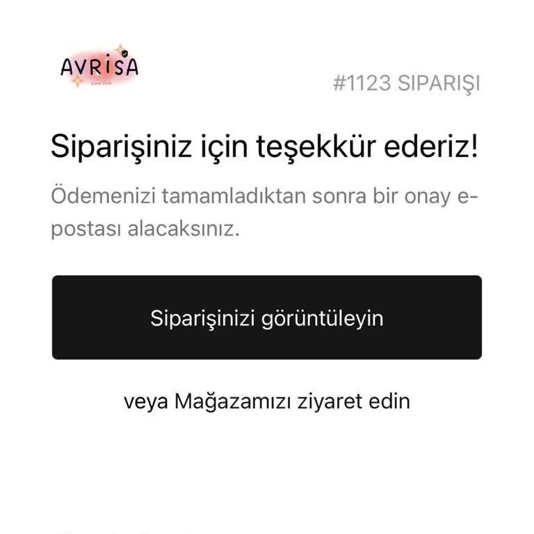 Avrisa Online Mağazasından Sipariş Edilen Ürün Gönderilmedi