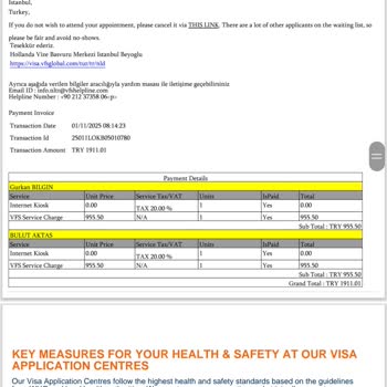 Yanlış Vize Türü Ve Randevu Sorunu