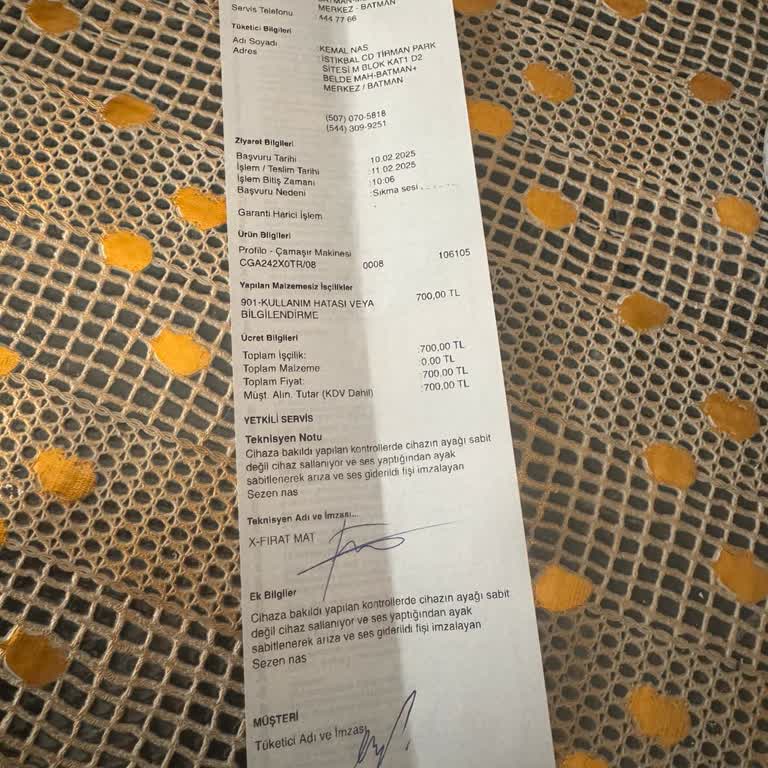 Profilo Servis Ücreti Şikayeti