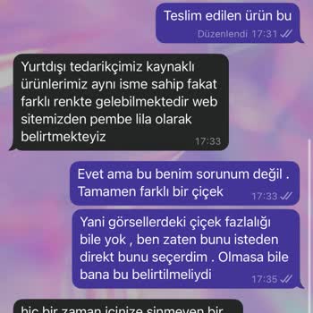 Yanlış Ürün Teslimatı Ve İletişim Sorunları