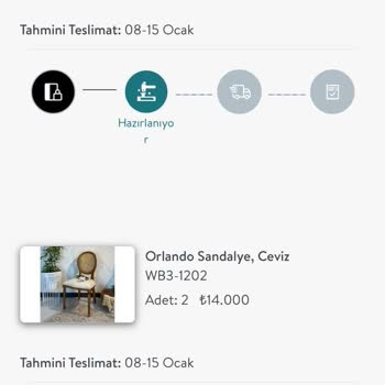 Vivense'den Sipariş Edilen Masa Takımı Hala Teslim Edilmedi