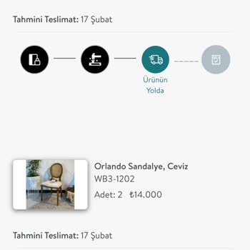 Vivense'den Sipariş Edilen Masa Takımı Hala Teslim Edilmedi