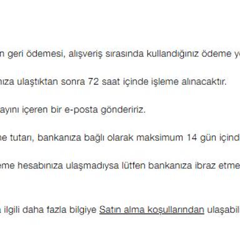 Zara İade Sürecinde Gecikme Ve İletişim Sorunu
