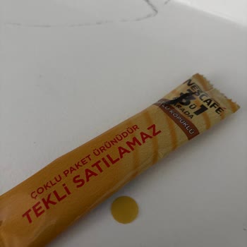 Nescafe Paketinden Çıkan Jelatin Şaşkınlığı