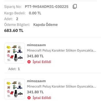 Sipariş İptali Ve Fiyat Artışıyla Mağduriyet