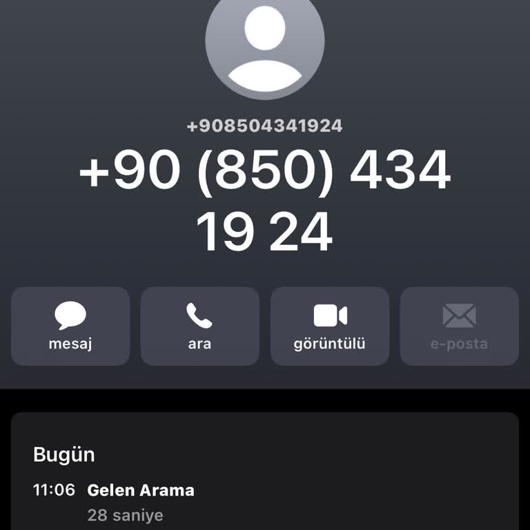 Bilinmeyen Numaradan Şüpheli Arama Ve Kayıt