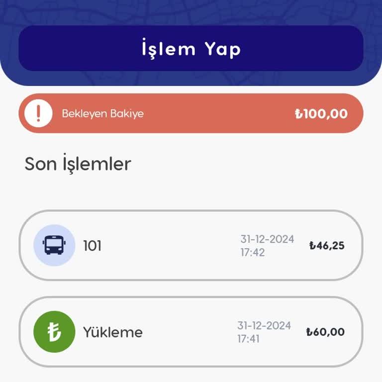 Sanal Uygulama Üzerinden Yapılamayan Ödeme Sorunu