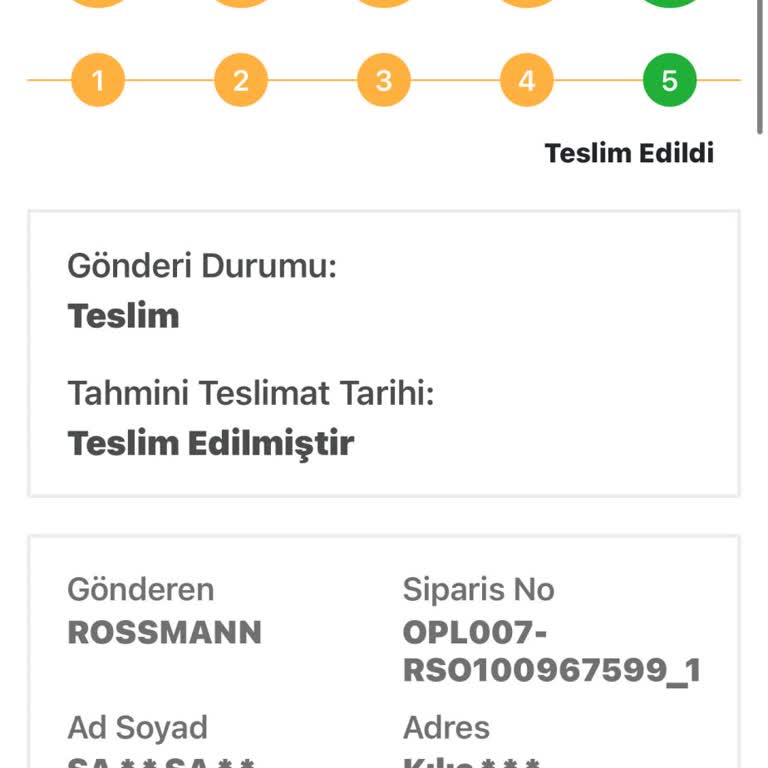 Rossmann Kayıp Kargo Ve İlgisiz Müşteri Hizmetleri!